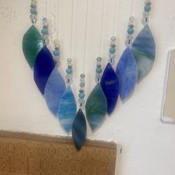 Hand Made Stained Glass Windchime - Sun Catcher -  NEW !!!