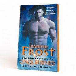 Once Burned by Jeaniene Frost - A Night Prince Novel Paperback Book