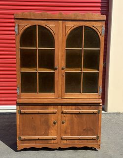 Antique China Cabinet  - Mid Century 