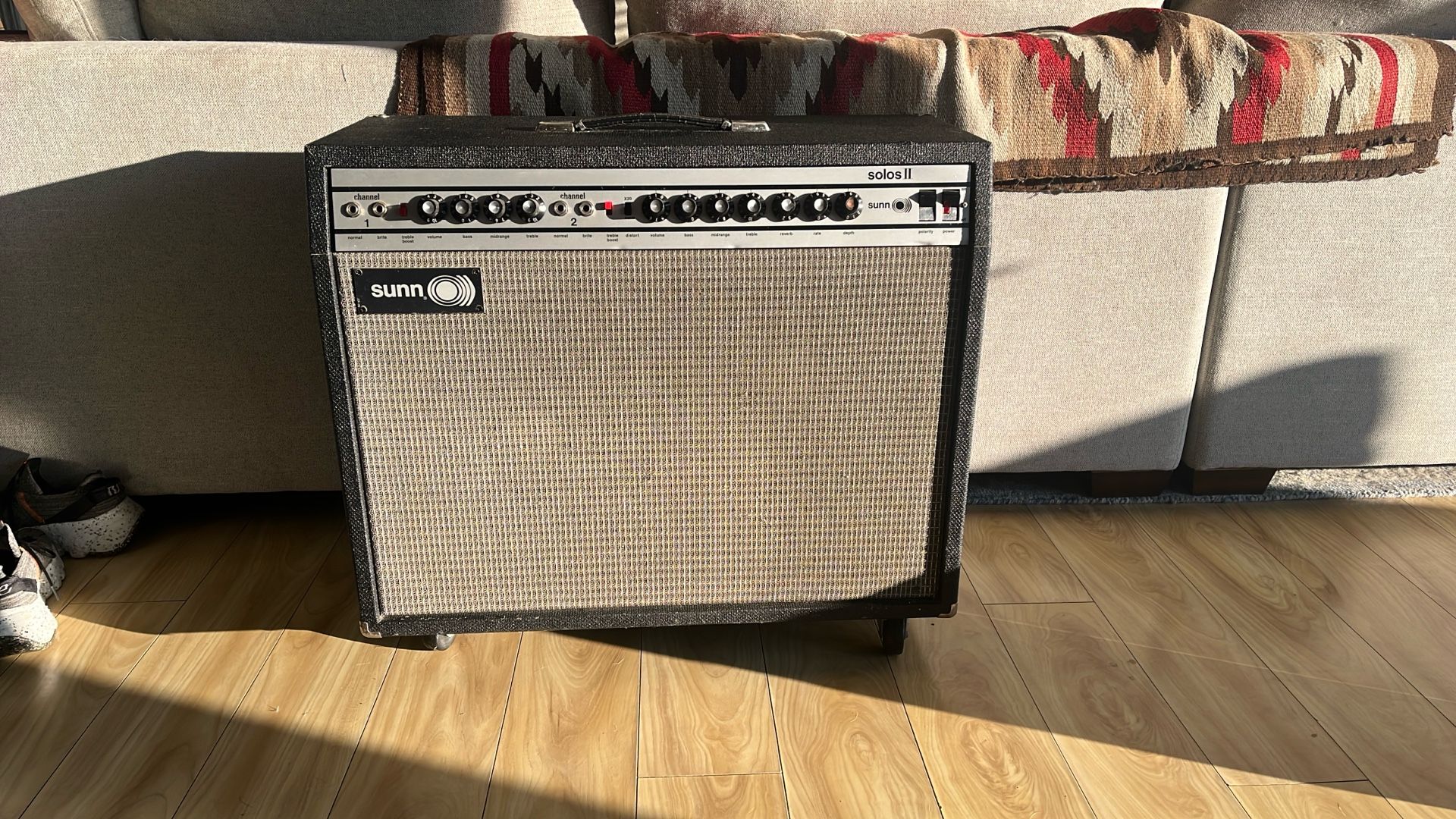 Vintage 1970’s SUNN Solos II Guitar Amplifier 2x12” Excellent Condition