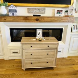 Mid Century Modern Style (3) Drawer Dresser (NEW)