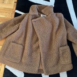 Sherpa Teddy Camel Coat