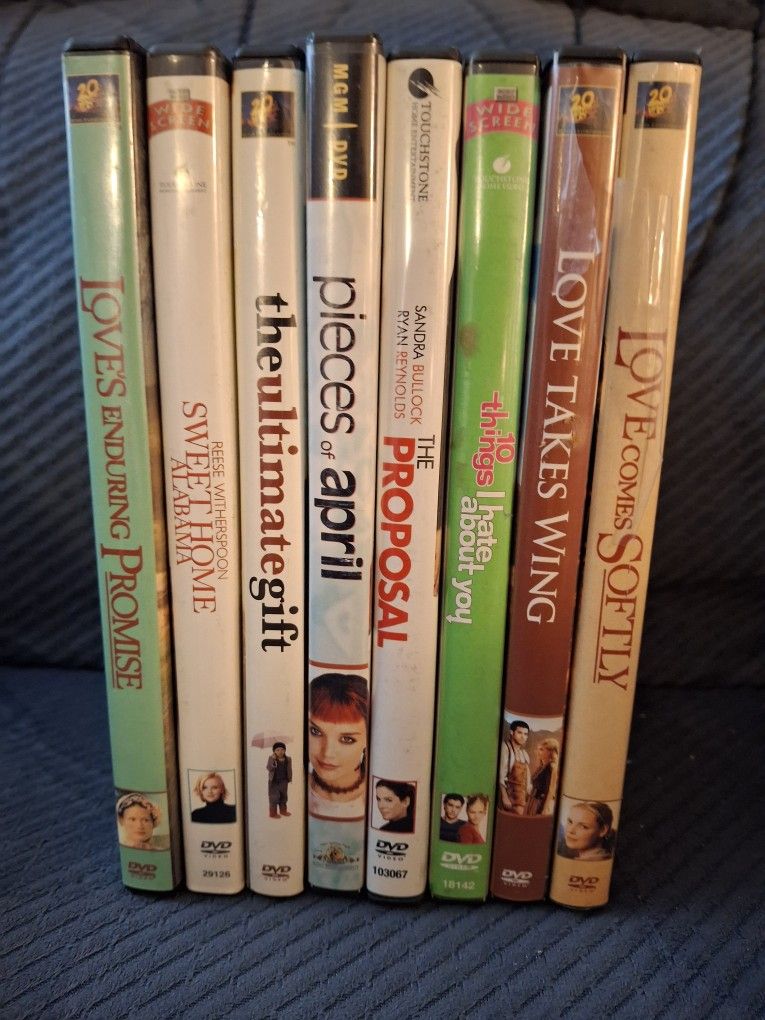 Lot Of 8 DVDs, Drama, Etc. $39.95, OBO.