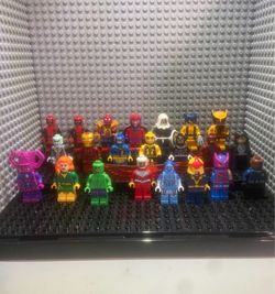 LEGO MARVEL FAKE MINI FIG LOT