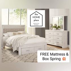 🚨 Package Deal!!!🚨Big Discounts!!!🔥 Come Get Your Brand New Queen Bedroom Set With FREE Mattress Set, In Stock Ready For Delivery TODAY!! 🚚 