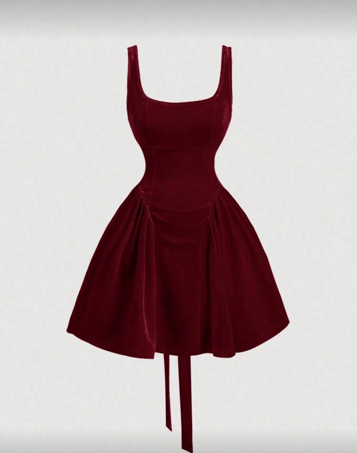 Red Velvet Dress
