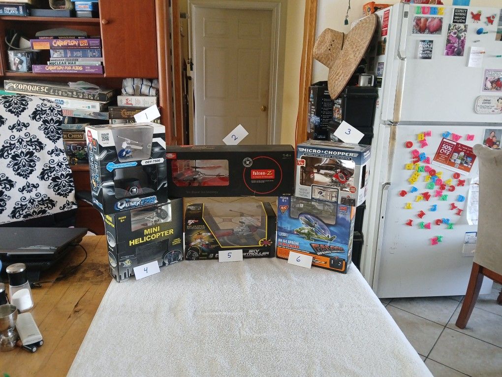 RC Helicopters (Unopened)