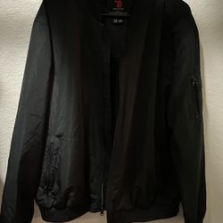 Men’s Black Bomber Jacket