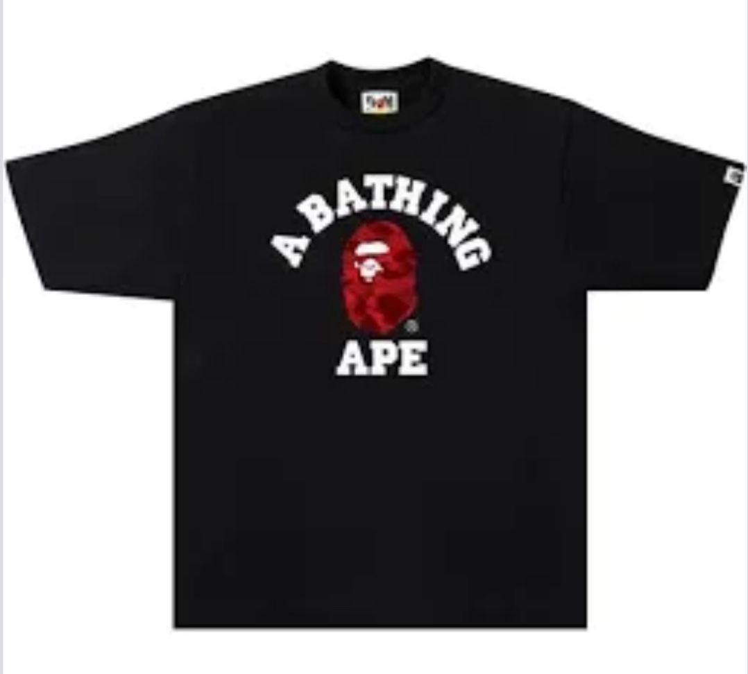 Bathing Ape Tee Red/Black