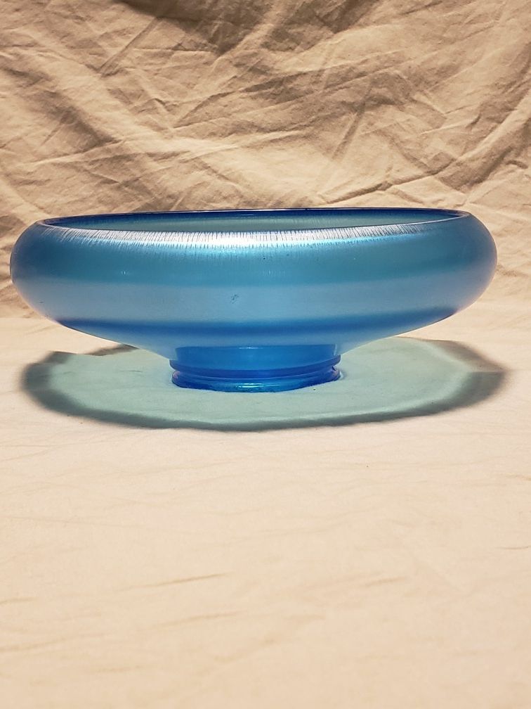 Vintage 1930s Fenton Stretched Glass Bowl