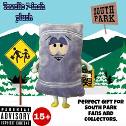 (NEW) Rare Comedy Central South Park Plush Toy Towelie Plush Toy 7 inches (PERFECT GIFT FOR SOUTH PARK FANS AND COLLECTORS) For Ages 15+