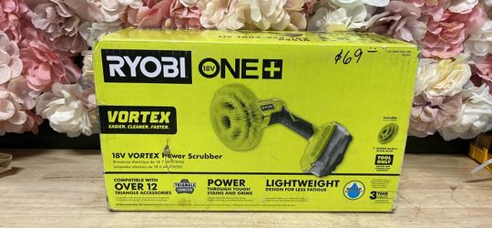 RYOBI ONE+ 18V Cordless VORTEX Power/Electric Spin Scrubber (Tool Only)