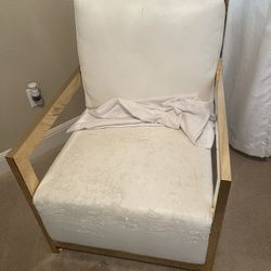 2 Chairs One Is Tear And One Is Good Condition 