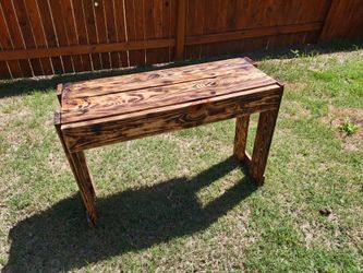 Wooden bench