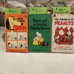 Peanuts Books…Vintage