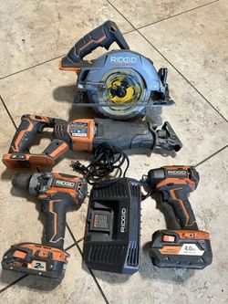 Ridgid -4 Gen. X5 Drill Set