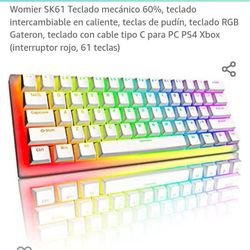 gaming keyboard womier 61k