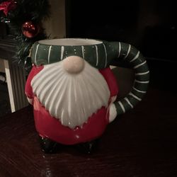 Pier 1 One Santa Holiday Christmas Coffee Mug