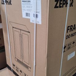 Zephyr 24" Presrv Dual Zone French Door Wine Cooler PRW24C32BG