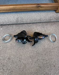 microSHIFT 2x7 Shifters + Front & Rear Derailleurs - Excellent Condition