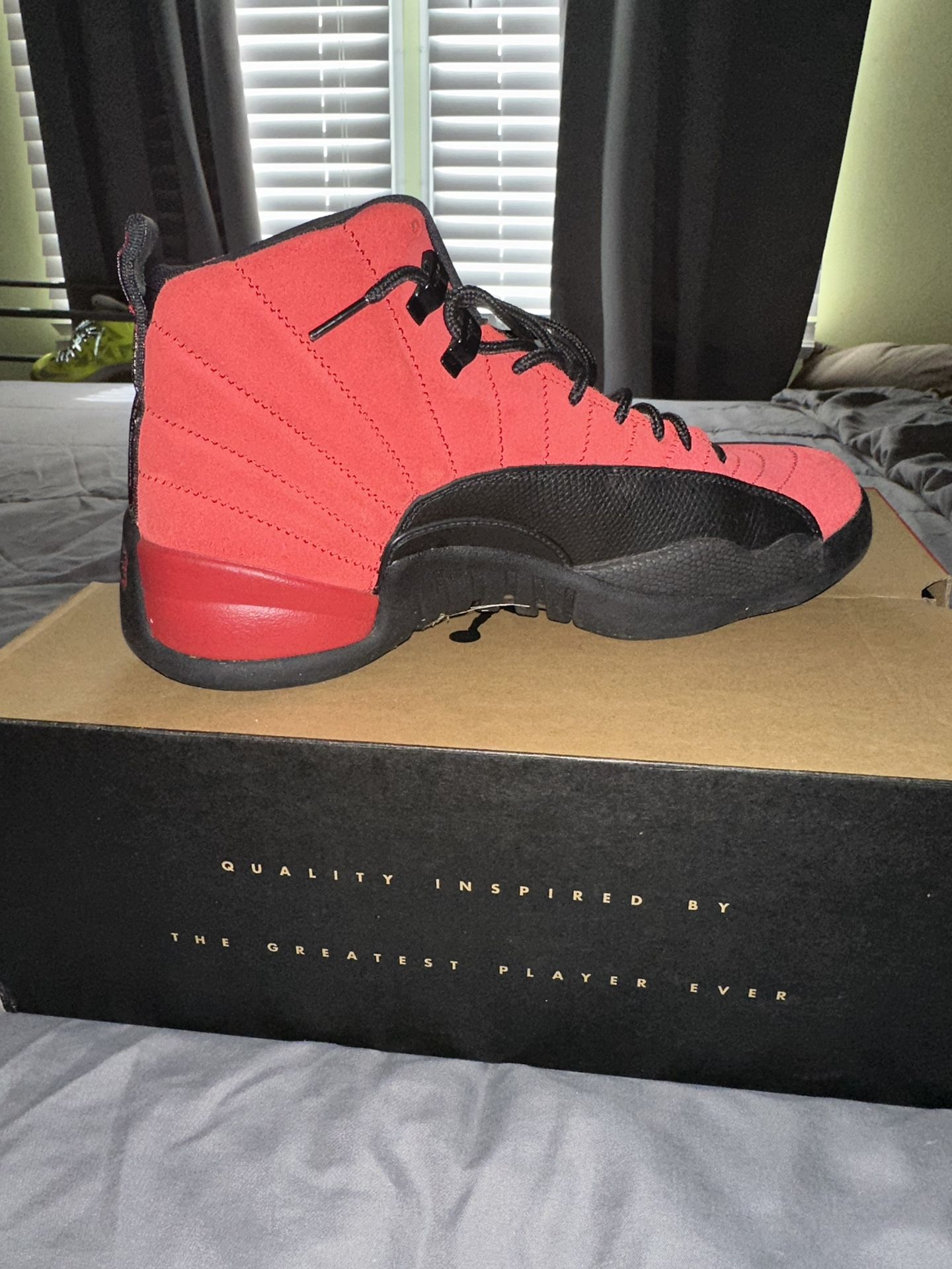 Air Jordan 12 In Varsity Red/Black 