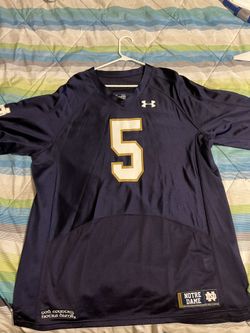 University Of Notre Dame NON-STITCHED mens Adult Size XL Jersey 