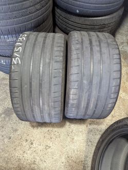 315/35ZR20 MICHELIN PILOT SPORT 4S PAIR OF TIRES