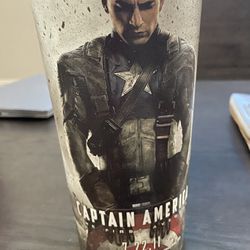 Captain America Movie Theater Promotional Cup