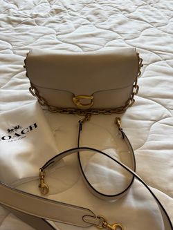 Coach Tabby Shoulder Bag in Chalk