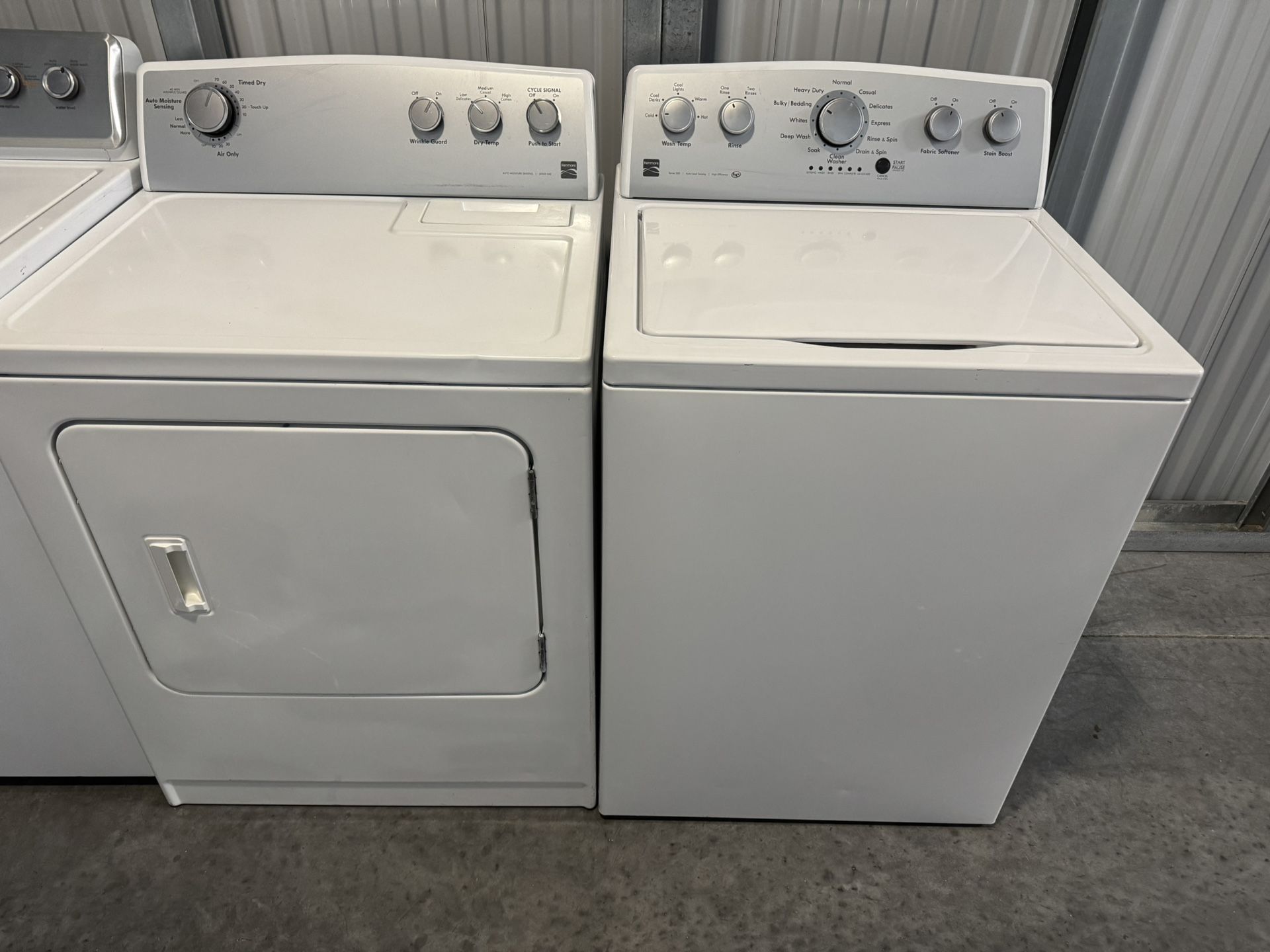 Kenmore Washer And Dryer Set 