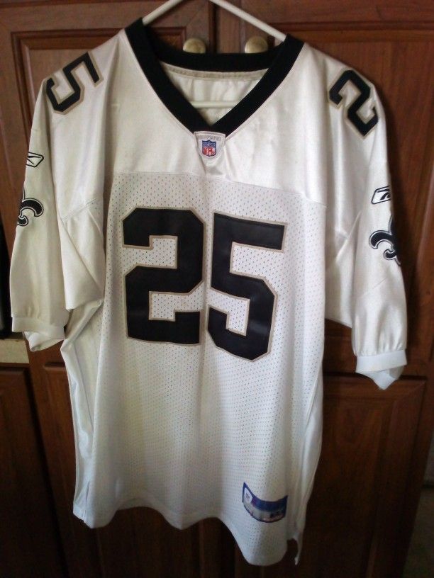 OFFICIAL NFL NEW ORLEANS SAINTS REGGIE BUSH PLAYING JERSEY 
