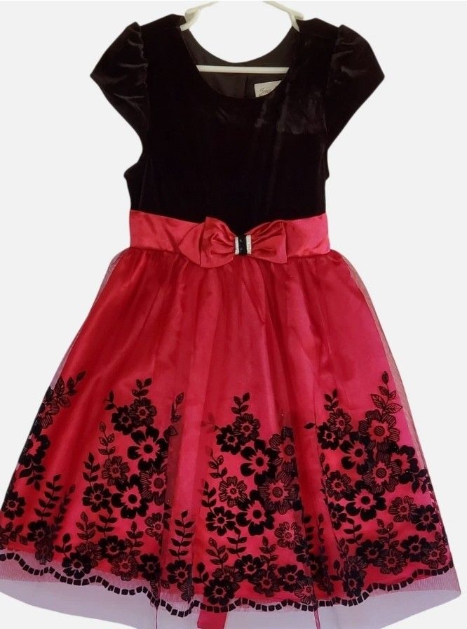 Red & Black Party Dress CHRISTMAS