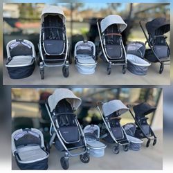 Uppa Vista / Cruz V2 stroller W Bassinette 