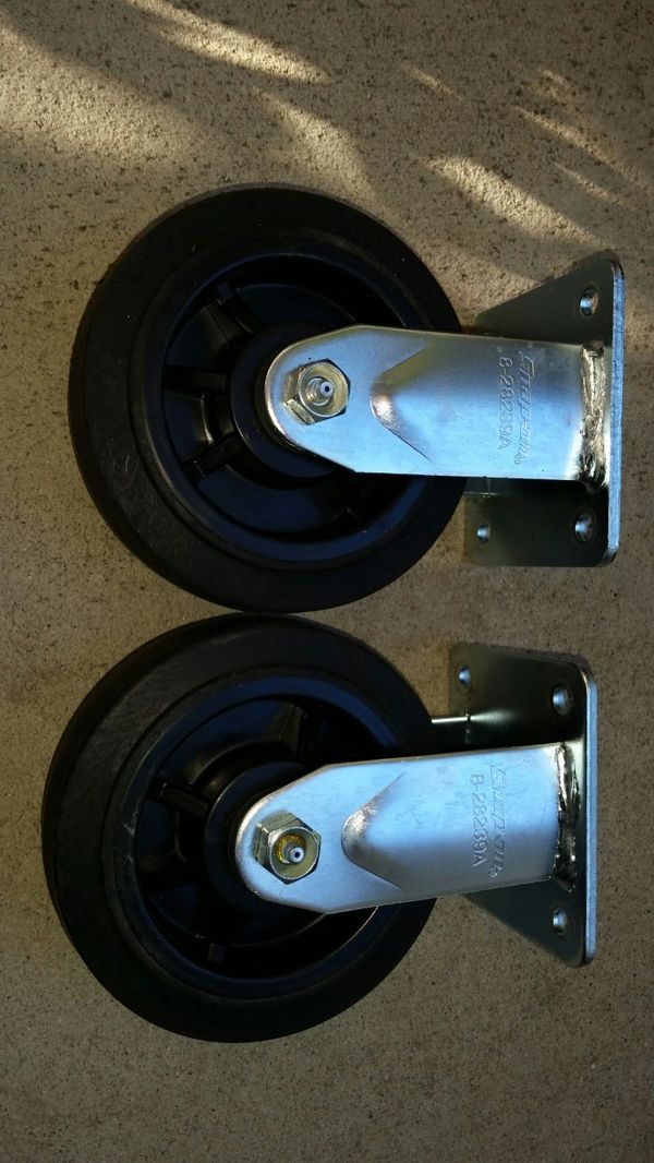 2 SnapOn 6x2 Casters 600 lbs for Sale in Chino, CA OfferUp