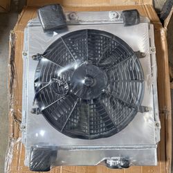 3Row Radiator Shroud Fan Kit Assembly 1964-1966 Ford Mustang 1960-1965 Falcon Comet