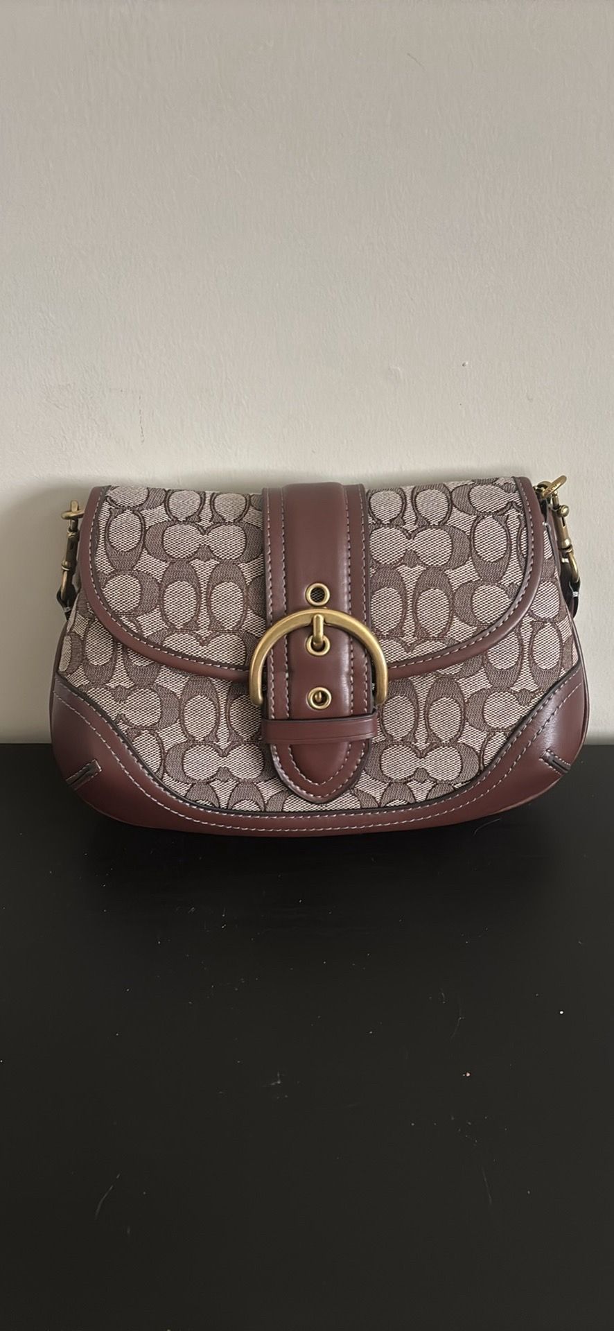 Coach Signature Jacquard Soho Shoulder Bag