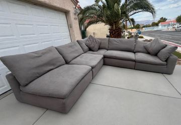 Gray Cloud Sectional 5 Pcs
