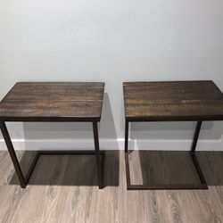Cost Plus World Market C Shaped Wood And Metal Tables for Sale in Lynnwood WA OfferUp