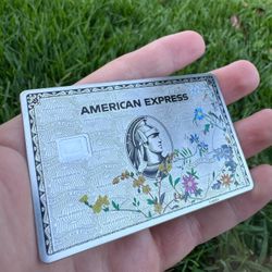 AMEX Black Card CUSTOM Centurion Small | Big Chip Novelty MADE IN THE USA