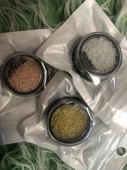 Cavier beads for nail Art...It goes a long wayyyy..gold silver rose gold