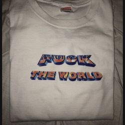 Supreme Fuck The World Long Sleeve 