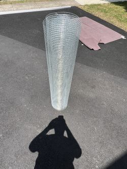 1/2 in. x 4 ft. x 50 ft. 19-Gauge Hardware Cloth, Galvanized Welded Cage Wire Poultry Netting Square Chicken Fencing