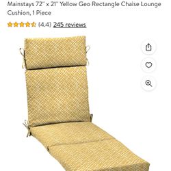 2 Chaise Lounge Cushions