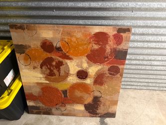 Abstract Circle Wall Art Canvas