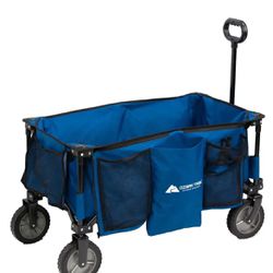 New Best seller Ozark Trail Quad Fold Camping Wagon with Telescoping Handle,