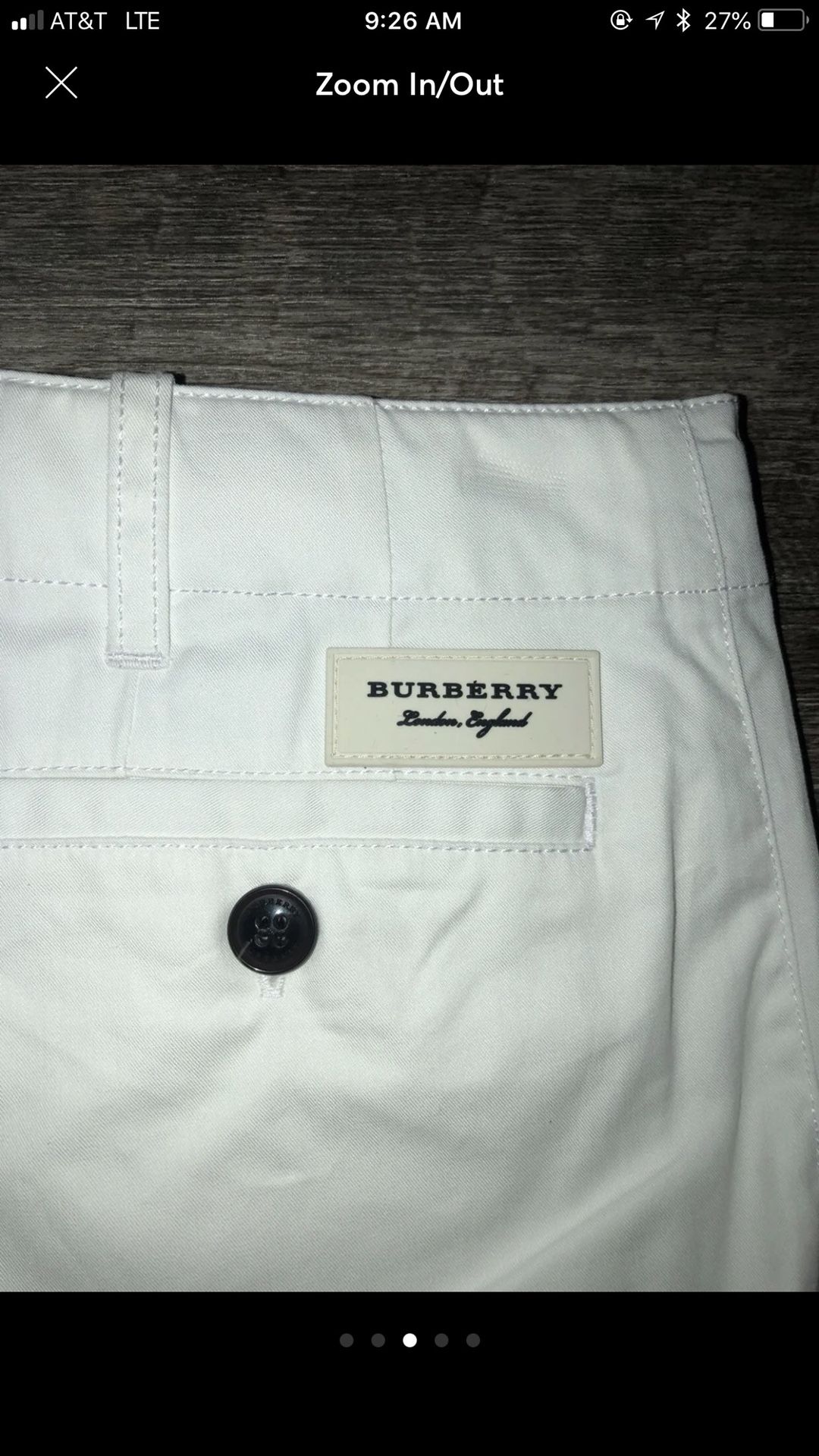 Kids Unisex Burberry shorts (size 7yrs)