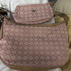 pink nine west bag