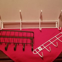 3 Pcs. Wall/Door Mounted Wire Racks