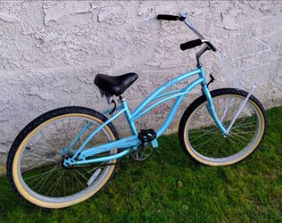Women's Firmstrong 24" Beach Cruiser bike bicicleta basket