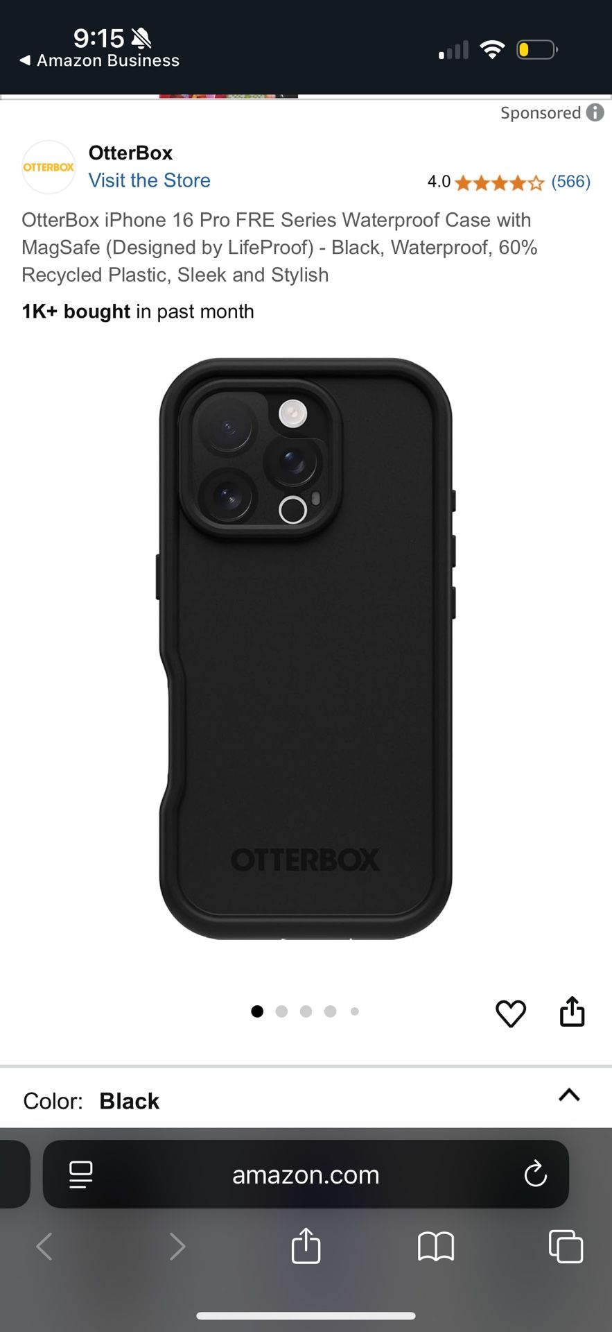 iPhone 16 Pro LifeProof Waterproof Case